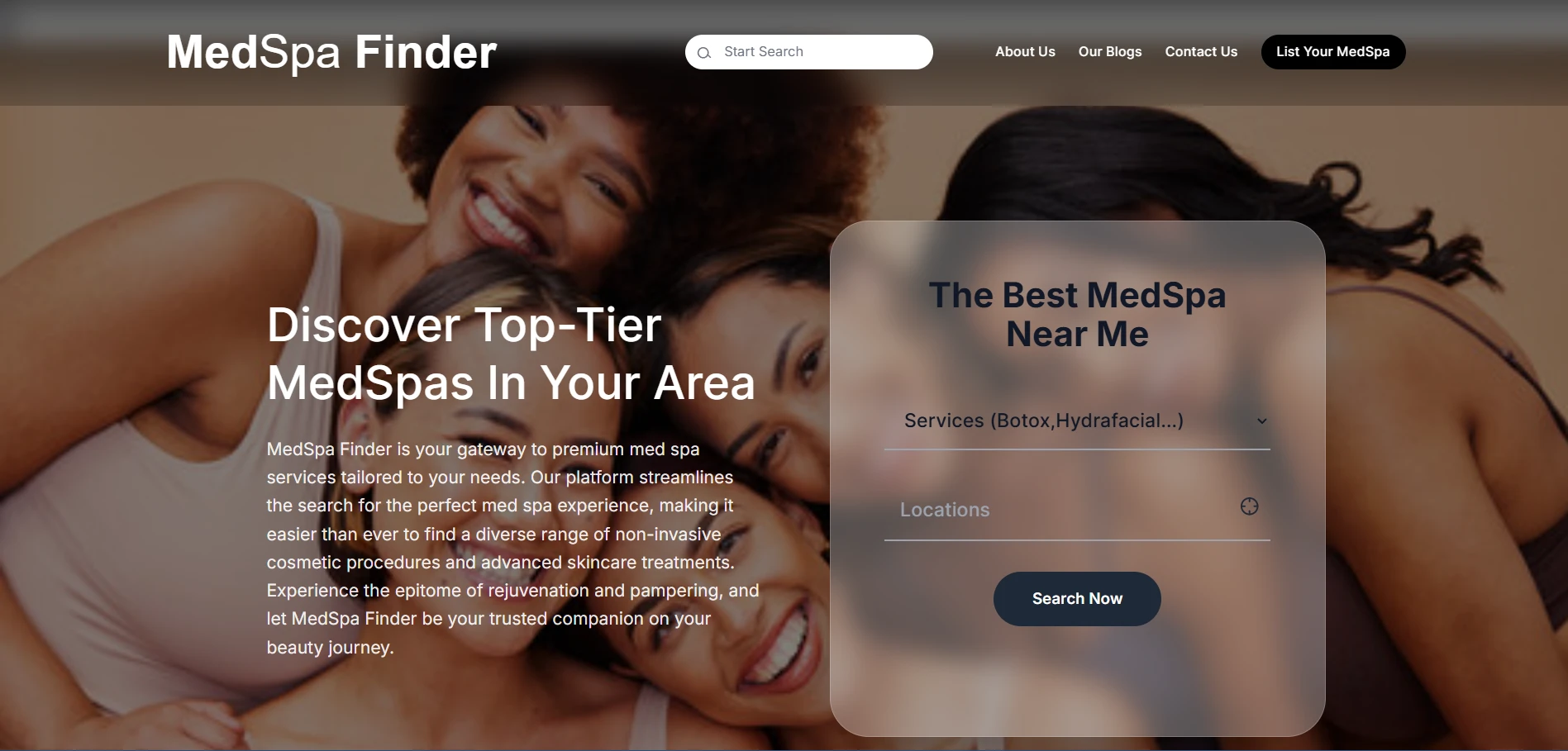 MedSpa Finder Preview